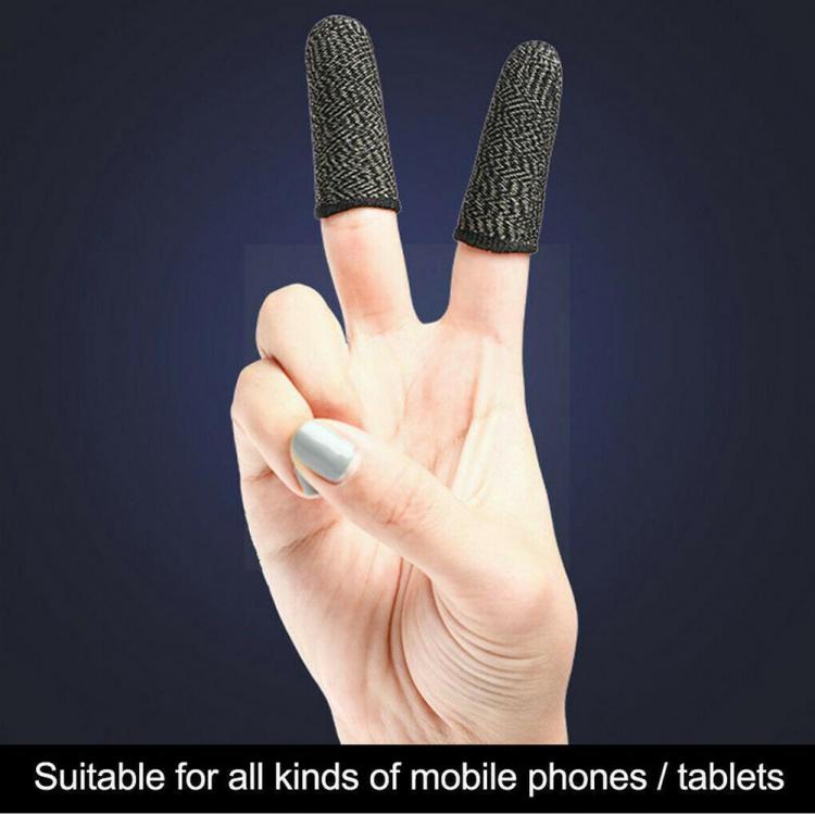 all in one place טאבלטים 2pcs Sweat-proof Professional Screen Thumbs Finger Sleeve For Pubg Mobile Phone Game Gaming Gloves Q4N9
