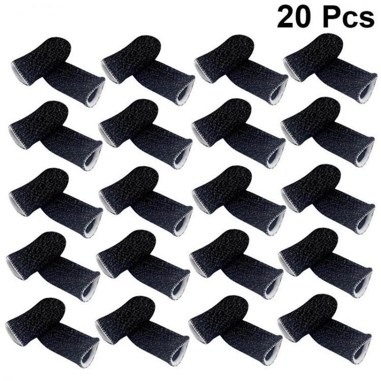 all in one place טאבלטים 20 Pcs Finger Sleeve Screen Touch Breathable Game Finger Cover Elastic Soft Finger Cot Anti-Sweat Thumb Protector For Phone