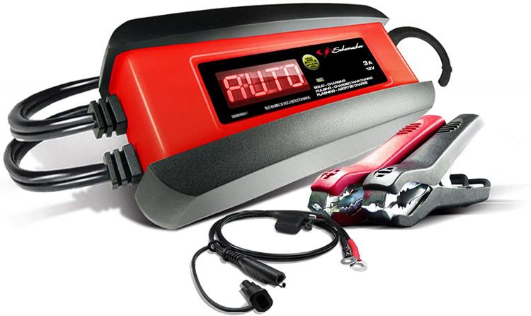 all in one place חלקי חילוף ואביזרים Schumacher Fully Automatic Battery Charger, Maintainer, and Auto Desulfator - 3 Amp, 12V - For Cars, Motorcycles, Lawn Tractors, P