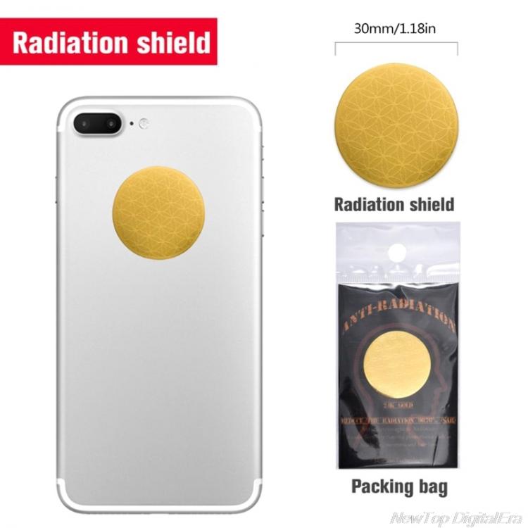 all in one place טאבלטים Newest Design Health High Negative Ions 3000cc Anti Radiation Round Golden Sticker 10pcs M11 21 Dropshipping