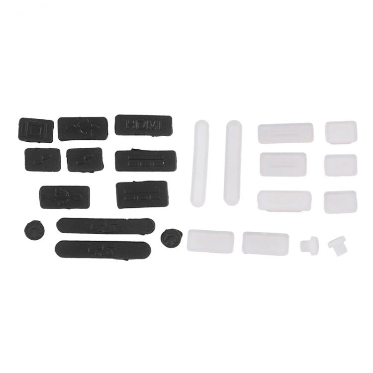 all in one place טאבלטים 24 Pcs USB Plug Cover Anti-Dust Silicone for  Pro 13 inch 15inch Air 11 inch Black & White
