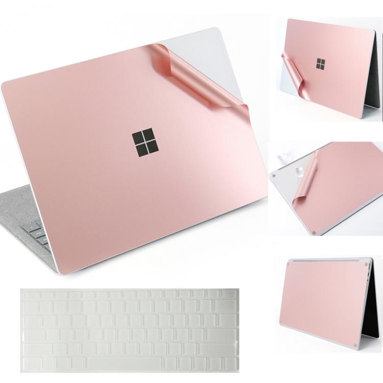 all in one place טאבלטים for Microsoft Surface Laptop Decals Rose Gold Premium Removable Anti-scratch Sticker with Waterproof Clear Keyboard Skin Cover