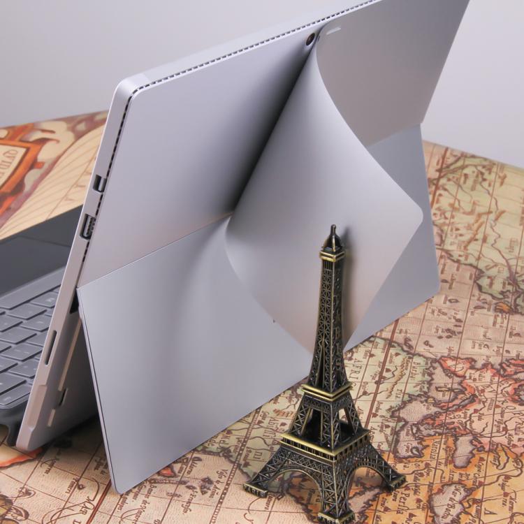 all in one place טאבלטים for Microsoft Surface Pro 3 Laptop Skins Anti-scratch Bubble Free Silver Removable Slim Decal Laptop Sticker Back Cover (2014+)
