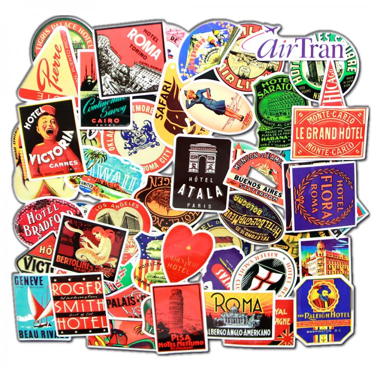 all in one place טאבלטים Mixed 55 pcs stickers  decals Home decor on laptop Handbag sticker decal fridge skateboard cut doodle sticker toy stickers
