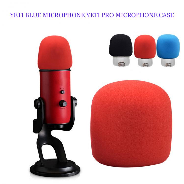 all in one place גאדג'טים Dustproof Microphone Cover Podcasting Cover Headset Foam Sponge Windscreen Mic Cover Black Soft For Blue Yeti/Yeti Pro Interview