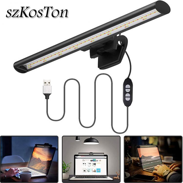 all in one place גאדג'טים LED Computer Screenbar Light Desk Lamp Laptop Screen Bar Hanging Lights Table Lamp Monitor Lighting For Eye Protection Reading