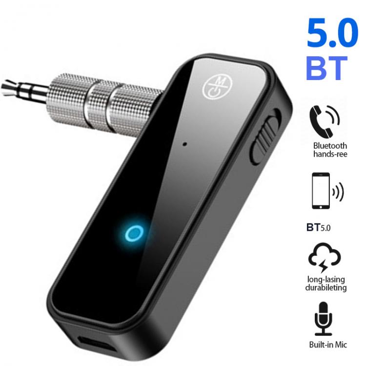 all in one place גאדג'טים Bluetooth 5.0 Transmitter Receiver 2 in 1 Wireless Adapter 3.5mm Jack For Car Audio Music Aux Handsfree Headset Dongle With Mic