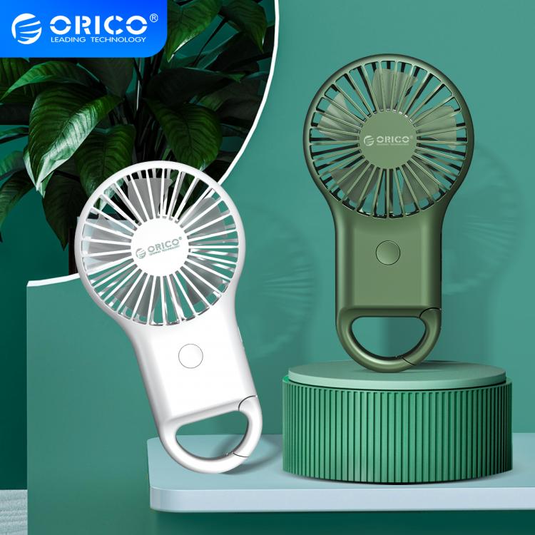 all in one place גאדג'טים ORICO Portable USB Fan Natural Wind Travel Handheld Fan Summer Air Cooler with buckle for Outdoors Small Silent Fan