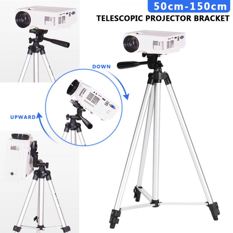 all in one place מצלמות ונלווים Mini Projector Floor Stand Tripod Stretch Holder Bracket Adjustable 50cm-150cm for Mini Projector CP600