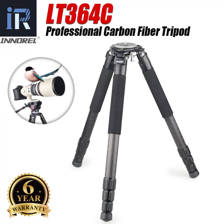 all in one place מצלמות ונלווים LT364C Professional 10 Layers Carbon Fiber Tripod Heavy-Duty Telephoto Lens Load 35kg for Nikon Canon DSLR Digital Camera Video