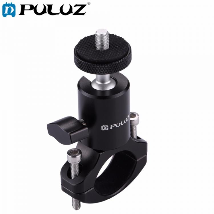all in one place מצלמות ונלווים PULUZ Bike Bicycle Aluminum Handlebar Tripod Ball Head Adapter Mount For GoPro HERO 10 Black/7/6/Xiaoyi/DJI OSMO Action Cameras