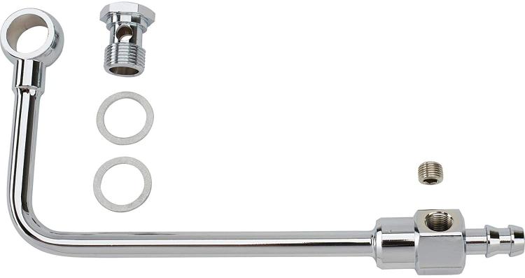 all in one place חלקי חילוף ואביזרים Edelbrock 8126 Chrome Fuel Line