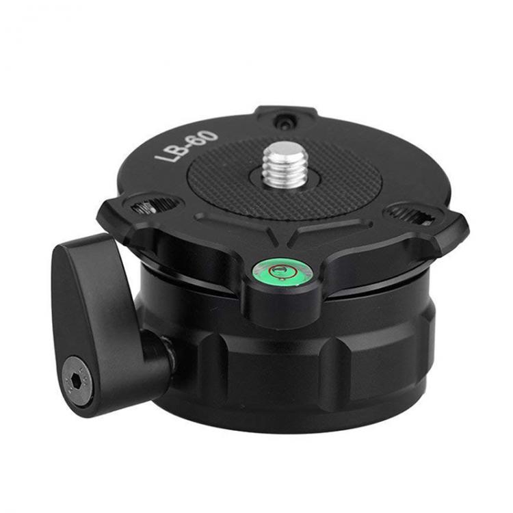 all in one place מצלמות ונלווים KINGJOY LB-60 69mm Speedy Adjustable Leveling Base Panning Level With Offset Bubble Level For All Tripods With 1/4 thread