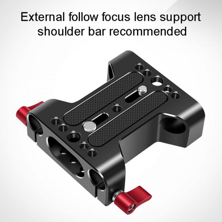 all in one place מצלמות ונלווים Multifunction Camera Base Plate with 15Mm Rod Rail Clamp for Dslr Camera Shoulder Rig Support Accessories