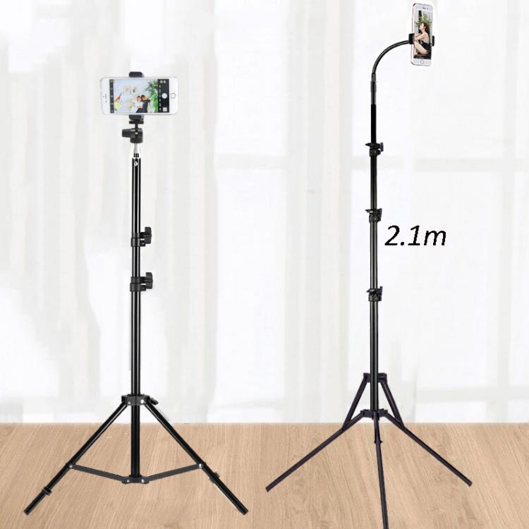 all in one place מצלמות ונלווים Universal Portable Aluminum Phone DSL Camera live tripod stand Mount Digital Camera Tripod Support LED Ring light for iPhone