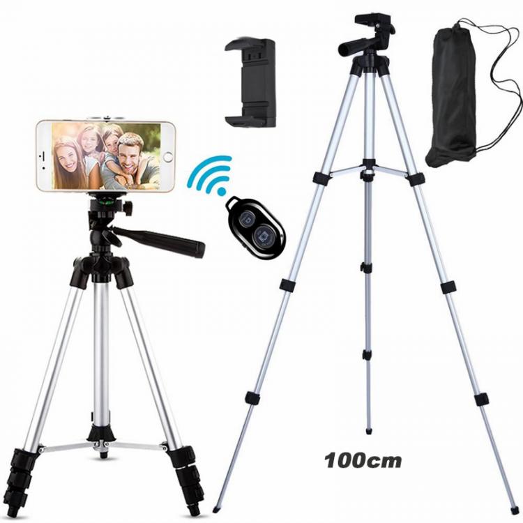 all in one place מצלמות ונלווים Lightweight Camera Tripod Phone Stand Holder Portable Desktop Mobile Phone Tripode For iPhone Canon Sony Nikon Video Camera Para