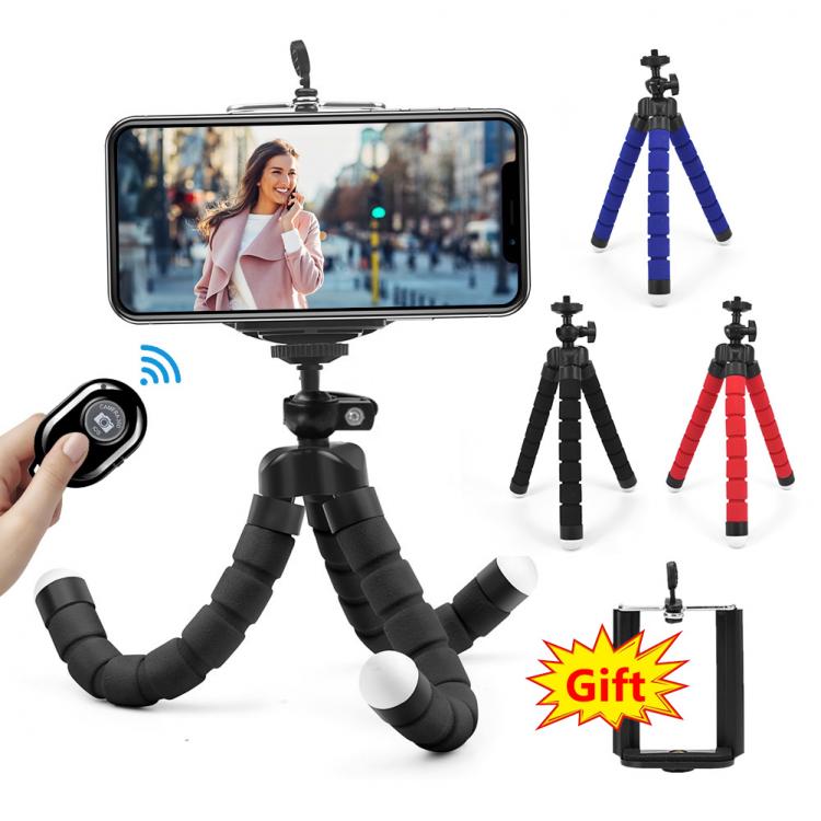 all in one place מצלמות ונלווים Flexible Sponge Octopus Tripod Mobile Phone Holder for iPhone Samsung Xiaomi Huawei Smartphone Tripod for Gopro 9 8 7 Camera