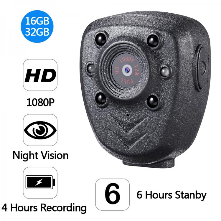 all in one place גאדג'טים JOZUZE HD 1080P Mini Camera Police Body Lapel Worn Video Camera DVR IR Night Visible LED Cam Record Digital Mini DV Recorder