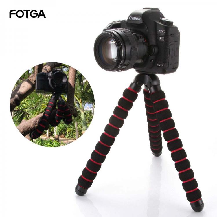 all in one place מצלמות ונלווים FOTGA Large Octopus Spider Flexible Tripod Stand 1/4" 3/8" Screw Mount for Canon Nikon DSLR Camera DV