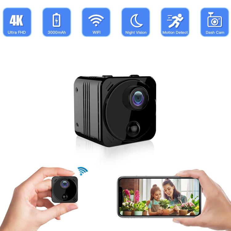 all in one place גאדג'טים 2021 Low Power Consumption 4K Wifi Camera Small Wireless Security Video Camcorder Night Vision Motion Detection Remote View