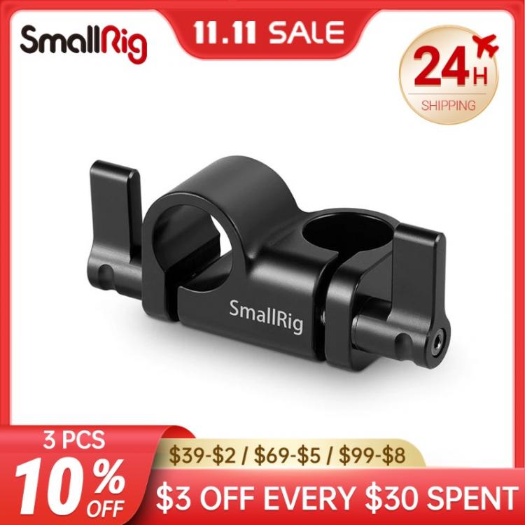 all in one place מצלמות ונלווים SmallRig DSLR Camera Rig Rail Block 90 Degree 15mm Rod Clamp DIY Mounting Quick Attachment and Release 2069