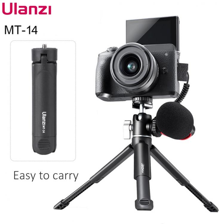 all in one place מצלמות ונלווים Ulanzi MT-14 Mini Portable Desktop Extendable Vlog Tripod Handheld Photography Bracket Stand for Phone Gopro Hero 10 9 8 Camera