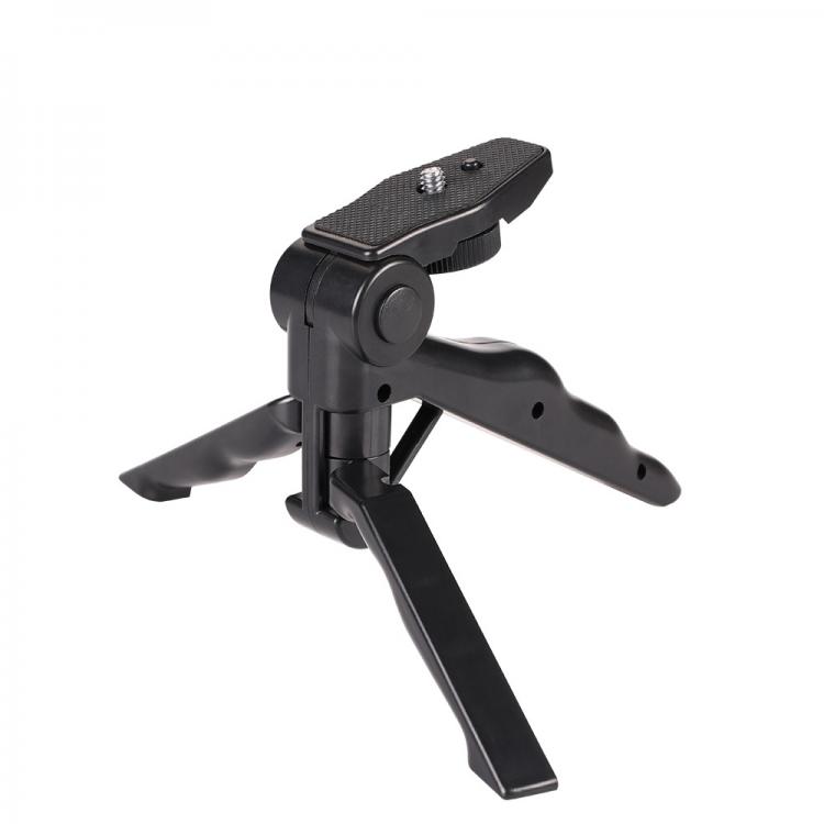all in one place מצלמות ונלווים Mini Tripod 90" Rotation Desktop & Handle Stabilizer For Mobile Phone Camera GoPro 360ONEXWith Cell Phone Holder Clip