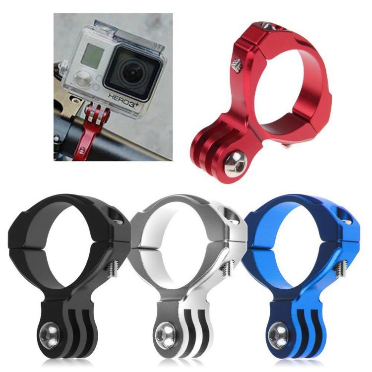 all in one place מצלמות ונלווים Motorcycle Handlebar Clip Holder Bicycle Bike Seatpost Clamp Aluminum Mount for Gopro Hero 1/2/3/3+ Action Camera Accessories