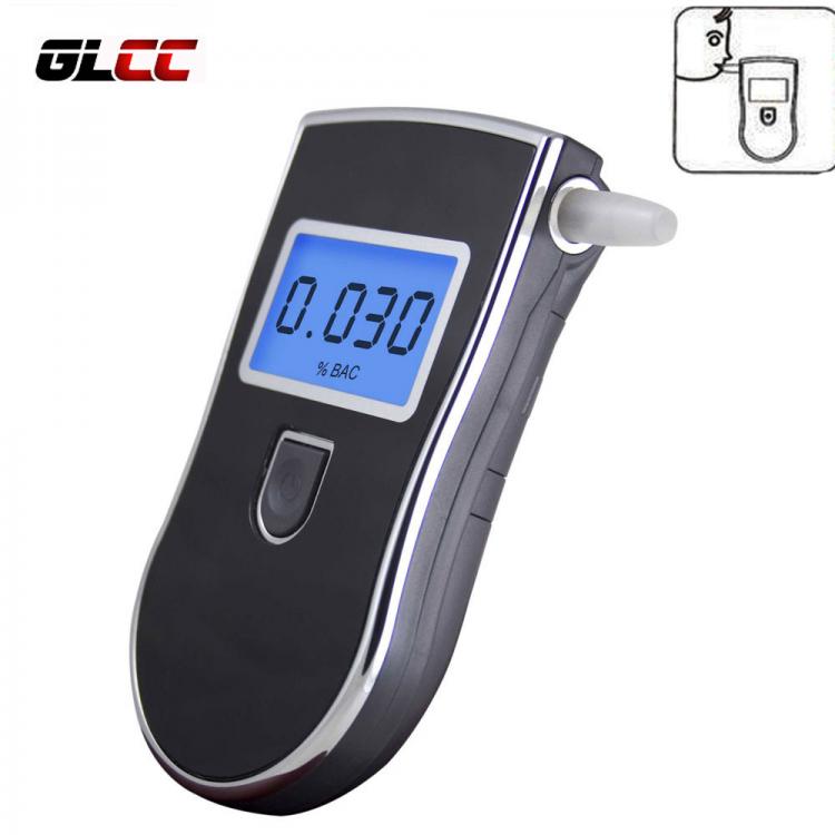 all in one place גאדג'טים GLCC Professional Alcohol Tester Digital Breathalyzer LCD Display Breath Analyzer Portable Alcohol Detection Device for Drivers