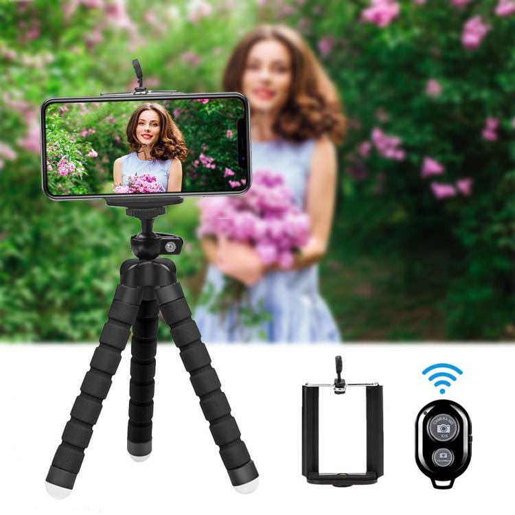 all in one place מצלמות ונלווים Mini Sponge Octopus Tripods For Phone Camera Holder Clip Mobile Phone Camera Mount Tripod Stand Clip Bluetooth Remote for Gopro