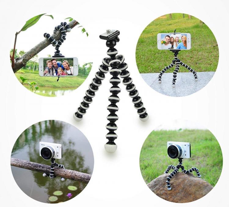 all in one place מצלמות ונלווים Rovtop Octopus Flexible Tripod Stand Table Desk Mini Tripod Gorillapod for Phone Telefon Mobile Phone Smartphone Dslr Camera