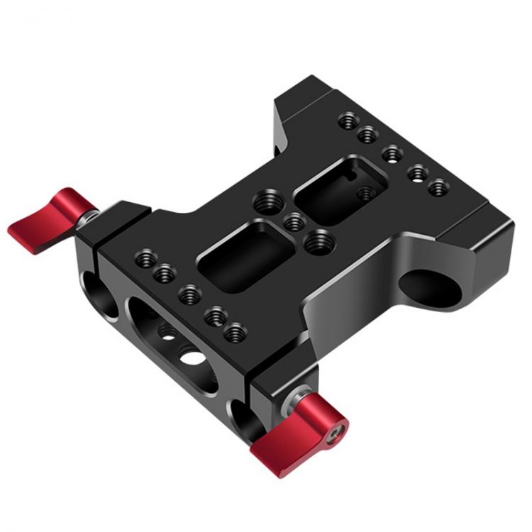 all in one place מצלמות ונלווים Top Deals Multifunction Camera Base Plate with 15Mm Rod Rail Clamp for Dslr Camera Shoulder Rig Support Accessories
