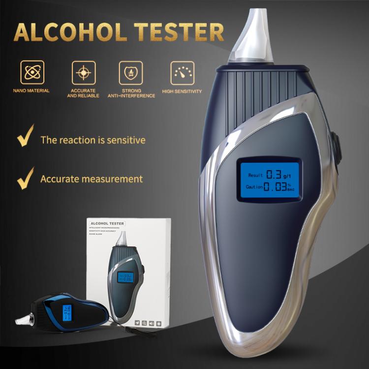 all in one place גאדג'טים Professional Alcohol Breath Tester Digital LED backlit display Pocket Breathalyzer Breath alcohol Analyzer car accessories