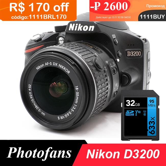 all in one place מצלמות ונלווים Nikon  D3200 DSLR  Camera with 18-55 Lens Kits