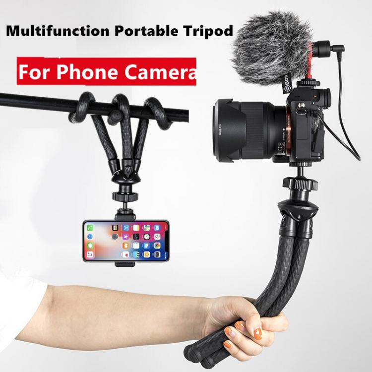 all in one place מצלמות ונלווים Flexible  Octopus Tripod SLR mini tripod stand stabilizer tripod portable handheld stand for iPhone xiaomi 2 in 1 tripod