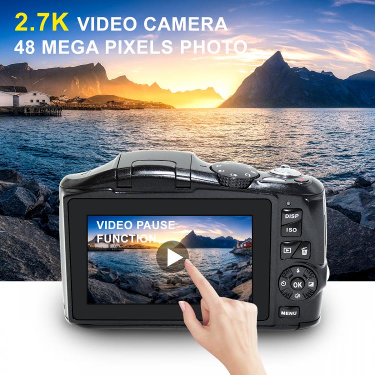 all in one place מצלמות ונלווים 2.7k 48 million micro single digital camera 3.0 inch high definition screen with flash camera and video recorder