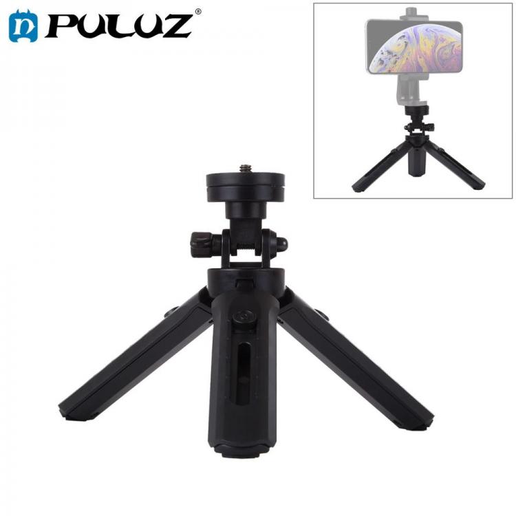 all in one place מצלמות ונלווים PULUZ Pocket 5-mode Adjustable Desktop Tripod Mount & 1/4 inch Screw For DSLR & Digital Cameras Adjustable Height: 23-28cm