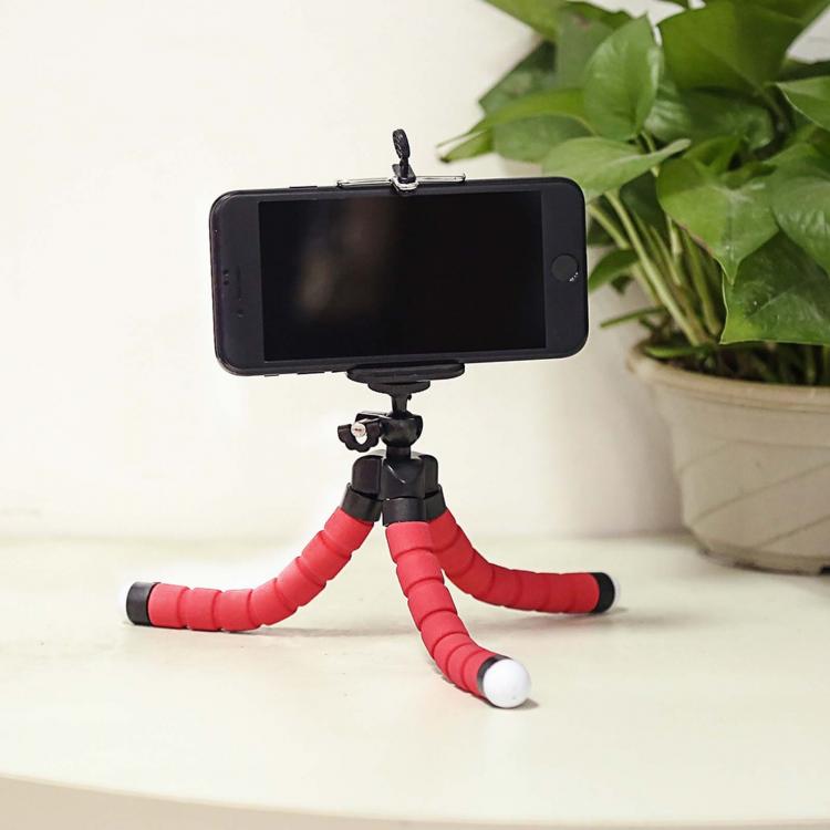 all in one place מצלמות ונלווים New Mini Flexible Sponge Octopus Tripod For Iphone Samsung Xiaomi Huawei Mobile Phone Smartphone Tripod For Gopro 9 8 7 Camera