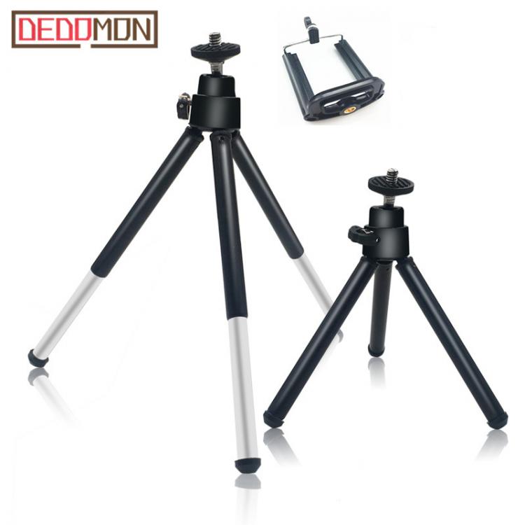 all in one place מצלמות ונלווים Flexible Mini Phone Tripod for Lightweight Aluminum Metal Tripods Stand Mount with Phone Clip Tripods for Xiaomi iPhone 5s/6/6s7