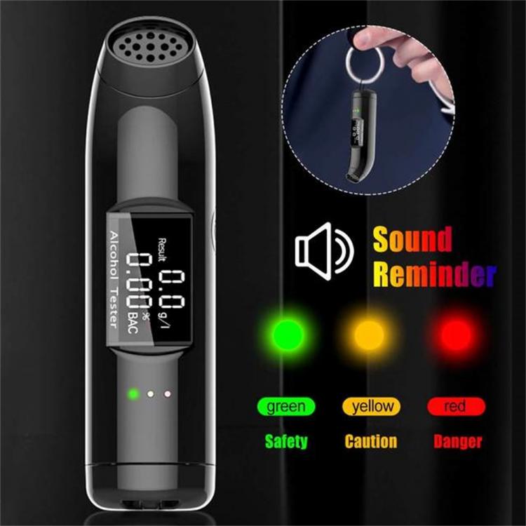 all in one place גאדג'טים LCD Digital Alcohol Tester Quick Response Breathalyzer Breath Analyzer Alcotester Detector with Backlight Display USB charging