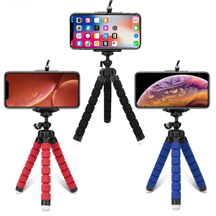 all in one place מצלמות ונלווים mobile selfie Tripod for mobile for xiaomi iPhone smartphone for Gopro 9 8 Action camera Tripod Convenient to carry
