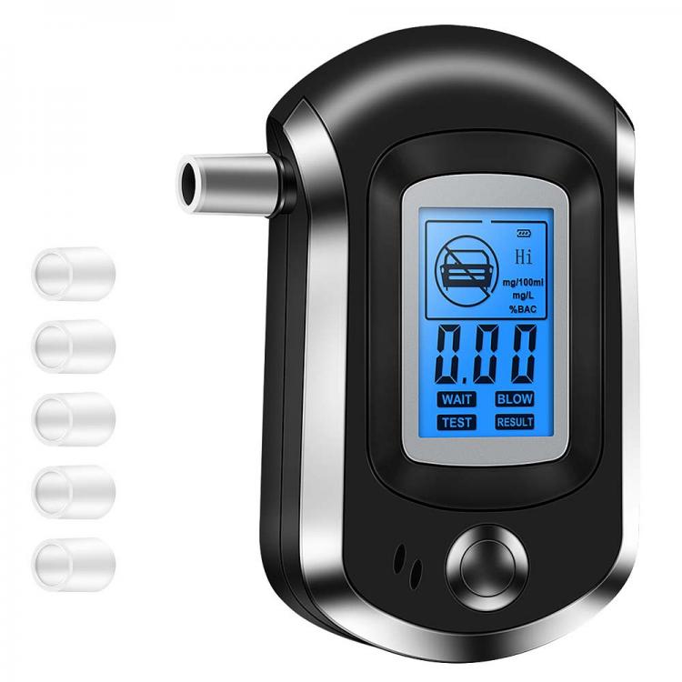 all in one place גאדג'טים Professional Police Digital Breath Alcohol Tester Breathalyzer AT6000 droppshiping