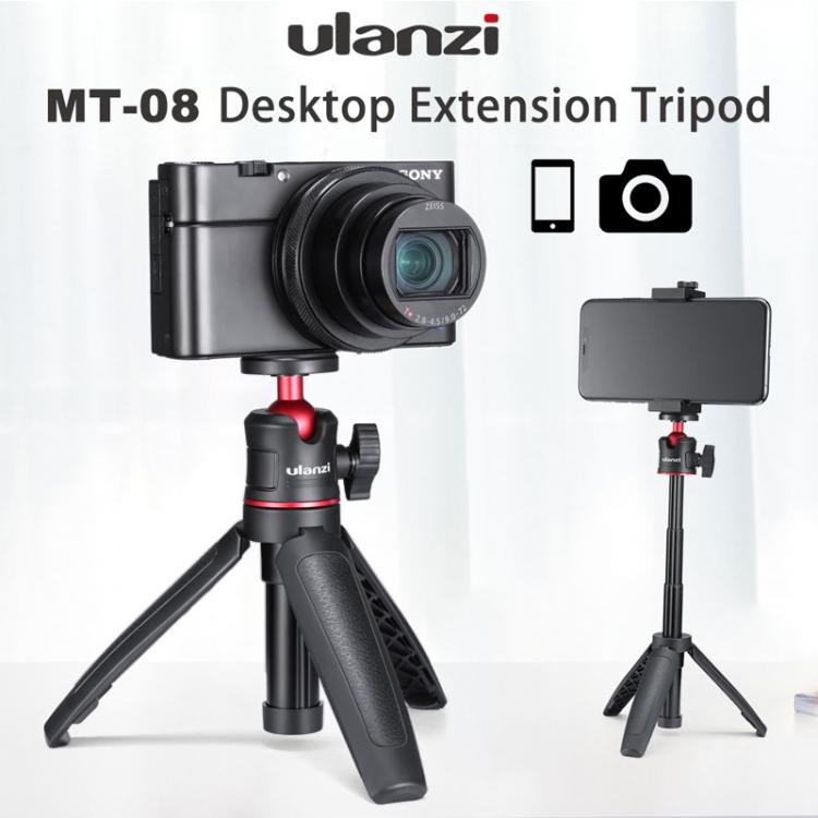 all in one place מצלמות ונלווים Ulanzi MT-08 Universal Tripod For DSLR SLR iPhone 11 Pro Phone Mount Holder With Cold Shoe Camera Smartphone Vlog Mobile Tripod