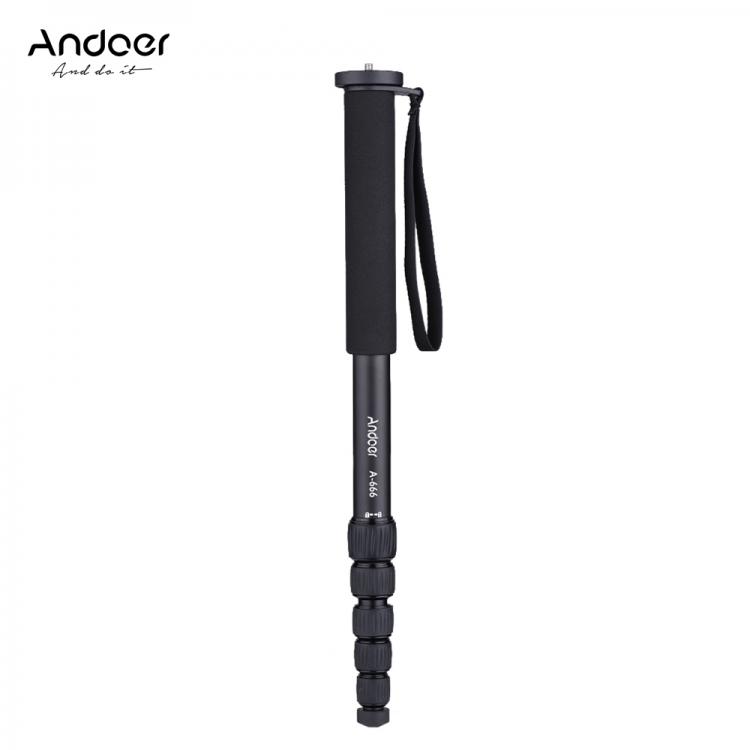 all in one place מצלמות ונלווים Andoer A-666 181cm Camera Monopod Telescoping Aluminum Unipod Tripod 6-Section for Nikon Canon Sony Pentax Camcorder Photography