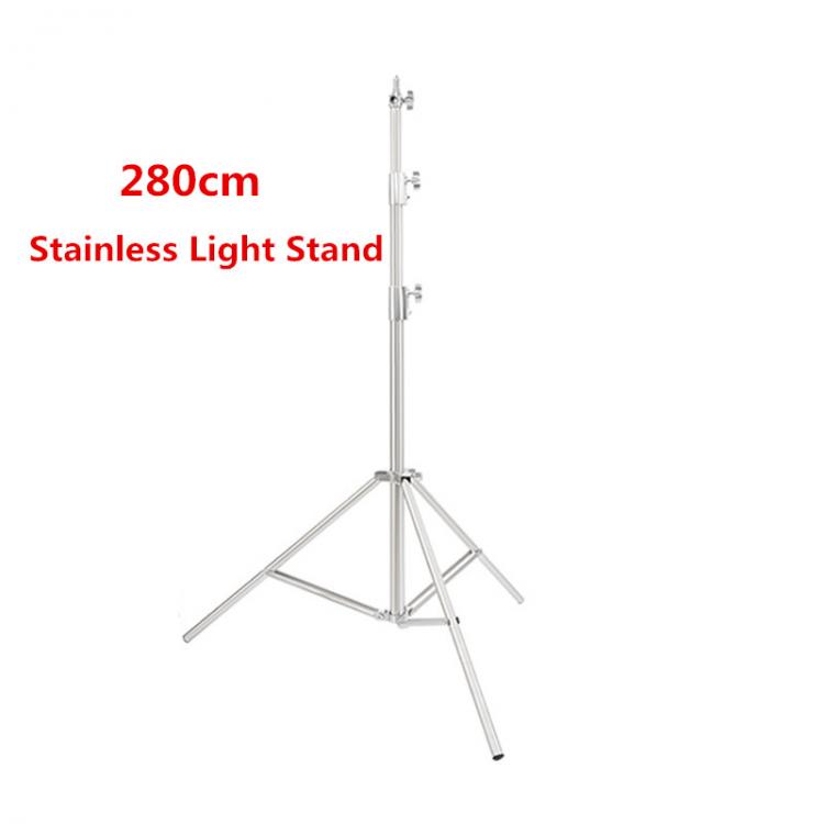 all in one place מצלמות ונלווים Stainless Steel Light Stand 280cm Heavy Tripod Duty for Studio Softbox, Monolight and Other Photographic Equipment