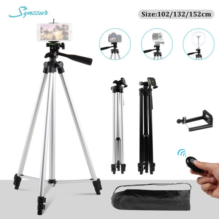 all in one place מצלמות ונלווים 102/132/152cm Flexible Mobile Tripod Stand For Smartphone Dslr Camera Tripod Holder With Bluetooth Remote For Selfie Photography