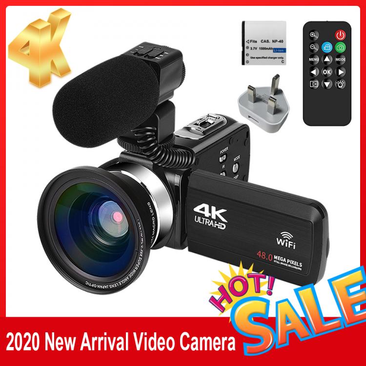 all in one place מצלמות ונלווים KOMERY New Release Video Camcorder 4K WiFi 48MP Built-in Fill Light Touch Screen Vlogging For Youbute Recorder Digital Camera