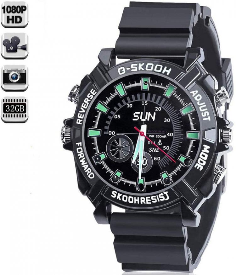 all in one place מצלמות ונלווים Full HD 1080P Video Recorder Mini Camera Watch with Cameras IR Night Vision Motion Detection Wireless Micro Camcorder Action Cam