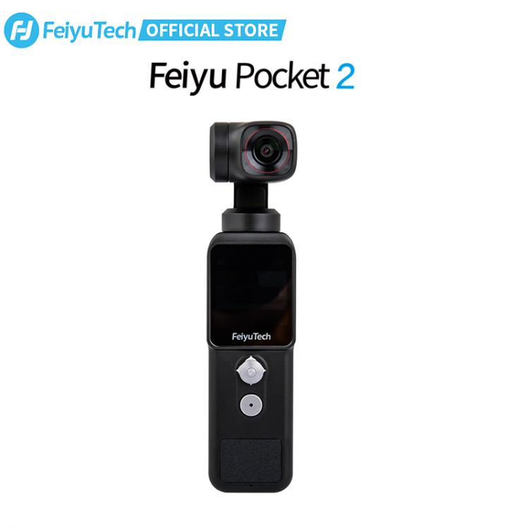 all in one place מצלמות ונלווים Feiyutech Official Feiyu Pocket 2 Action Camera 3-Axis Stabilization 4K 60fps Stabilizer Integrated Camera With Smartphone