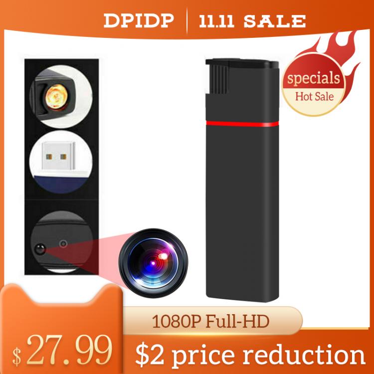 all in one place מצלמות ונלווים 1080P Full HD Mini Camcorder Night Lighter Camera Outdoor Security Mini Camera Ultra-compact DV Surveillance Vision Portable Cam